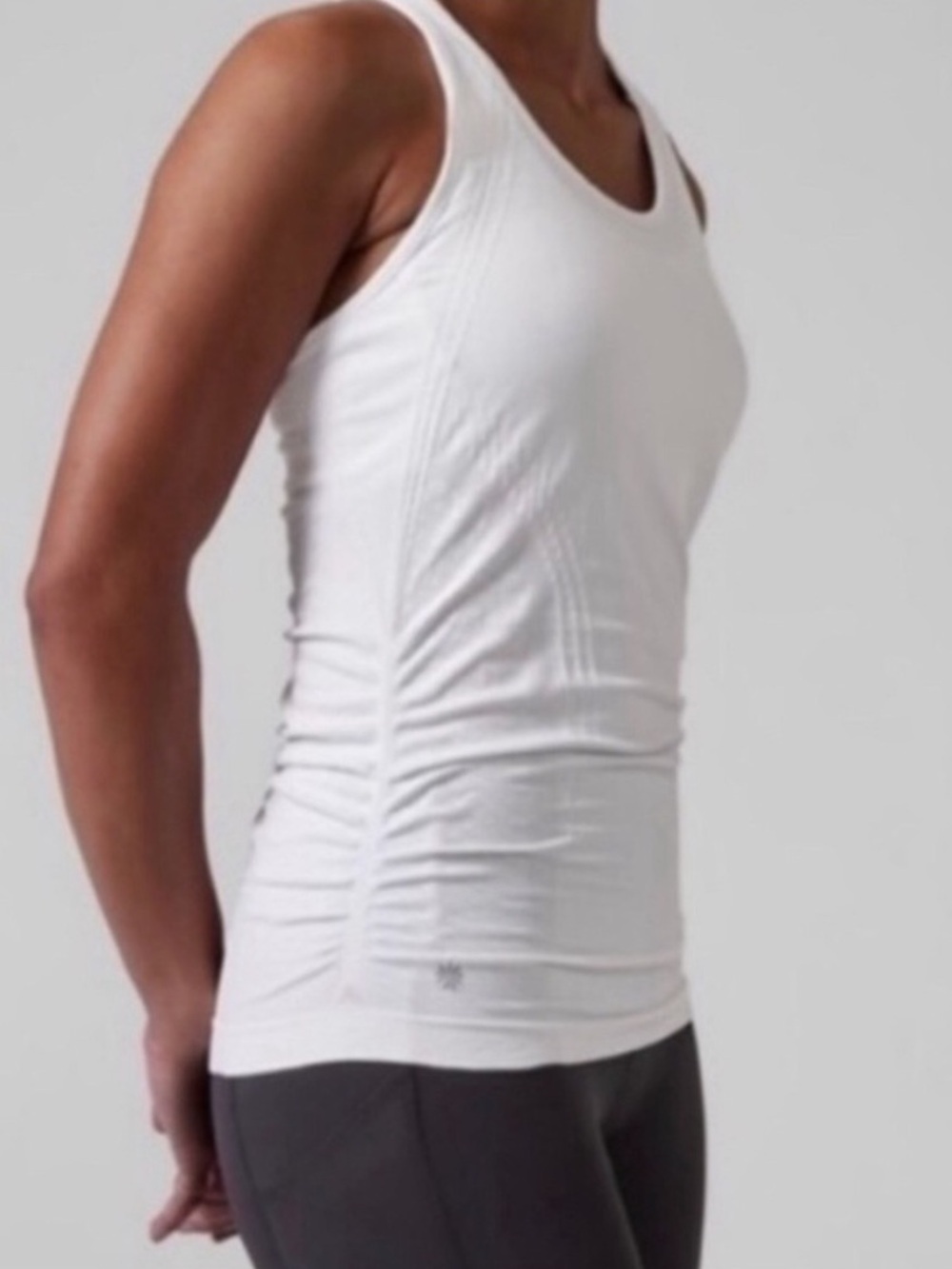 Athleta Speedlight Seamless Tank Top White Size Large NWT New